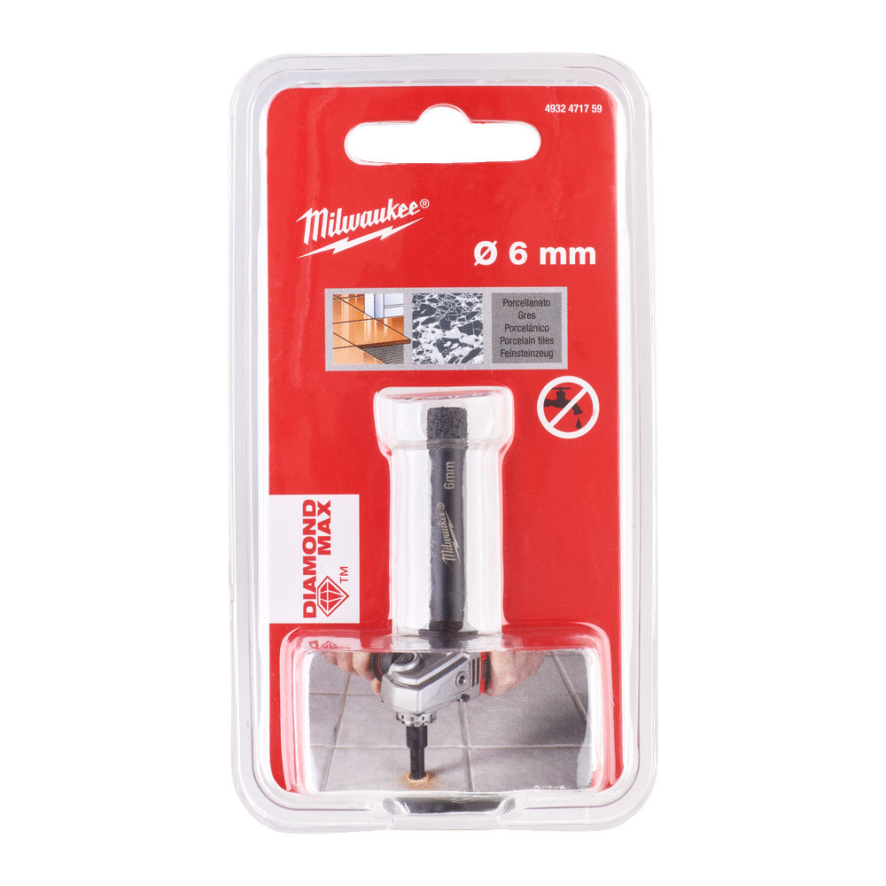 Broca diamantada M14 6mm