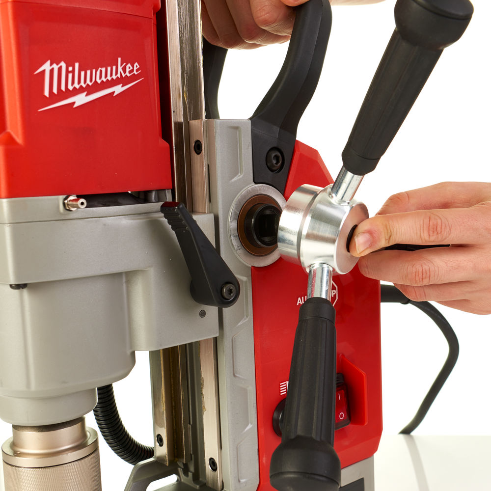 Soporte de Taladrar Magnético + Motor 1200 W - Potencia Magnética 8890N, Máx. cap. 41mm, Auto-Stop, electroimán
