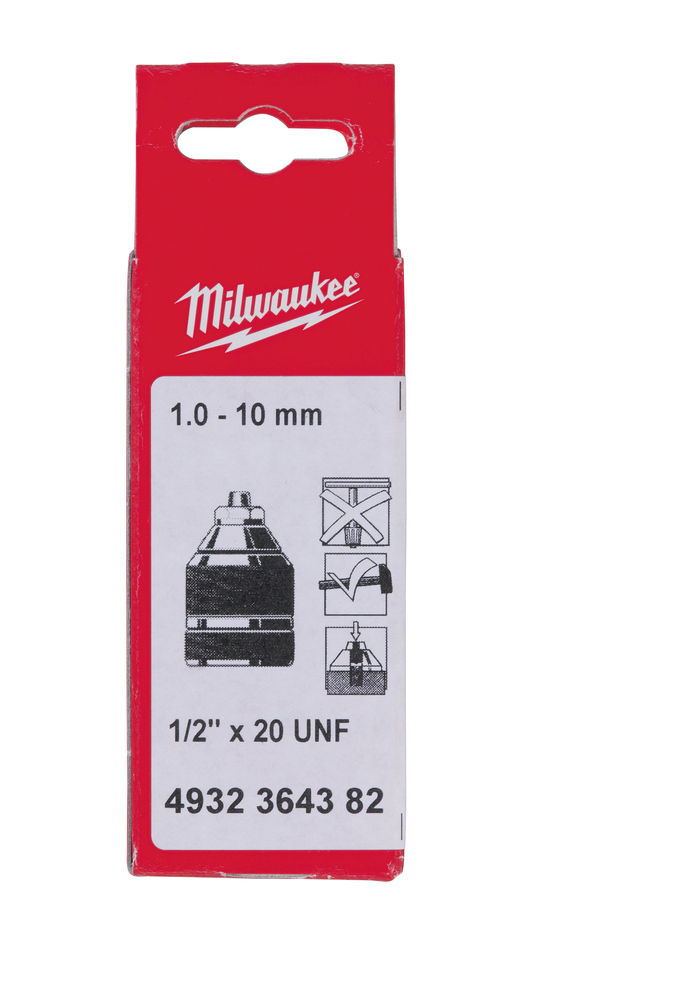 Portabrocas automático con autobloqueo 1.0-10mm 1/2&quot; x20UNF con tornillo