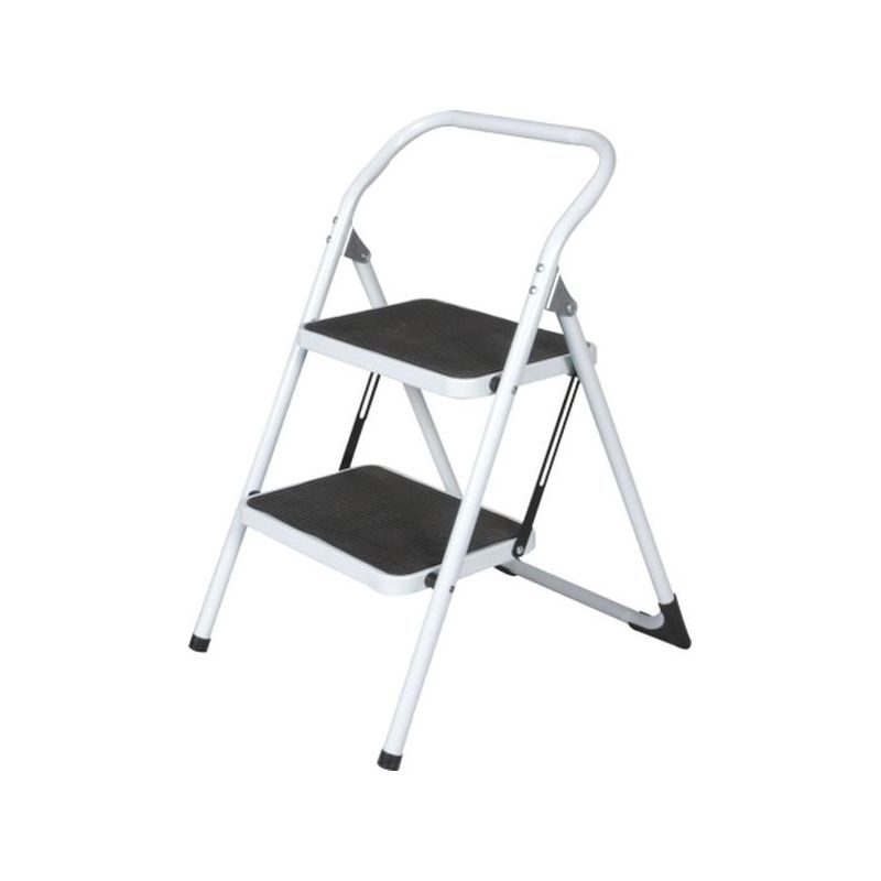 TABURETE METALICO PLEGABLE 2 PELDAÑOS ANCHO 38X26CM TAS-2   