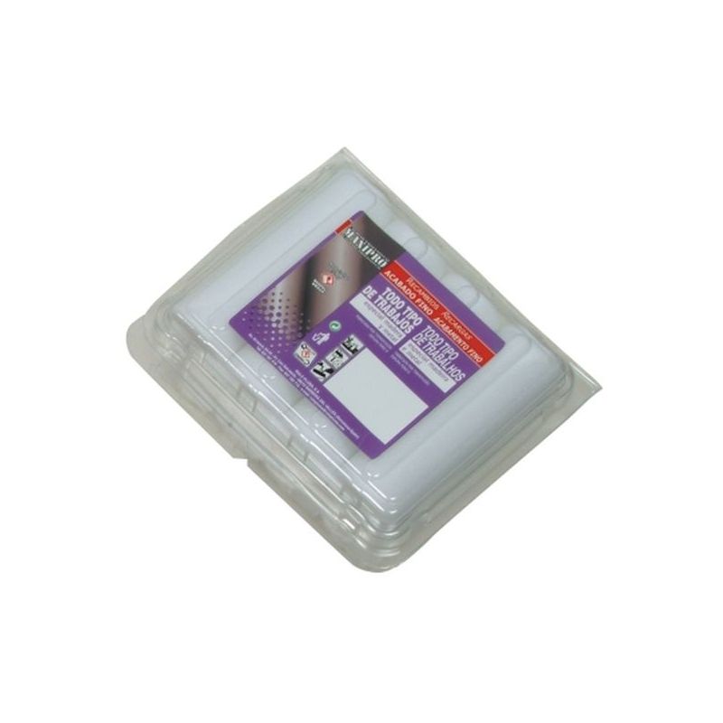 RODILLO PINT REC. 10 PZ 11 CM BL P/REC. PORO 0 RULO PLUMA   