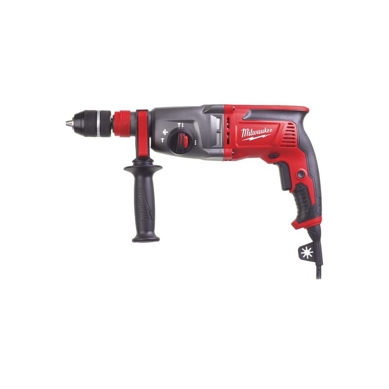 PH26TX Martillo combinado de 800W, capacidad máxima 26mm, SDS-Plus, FIXTEC™, 2,4J de energía de impacto, 0-4500bpm, 0-1500rpm. Se suministra en kitbox