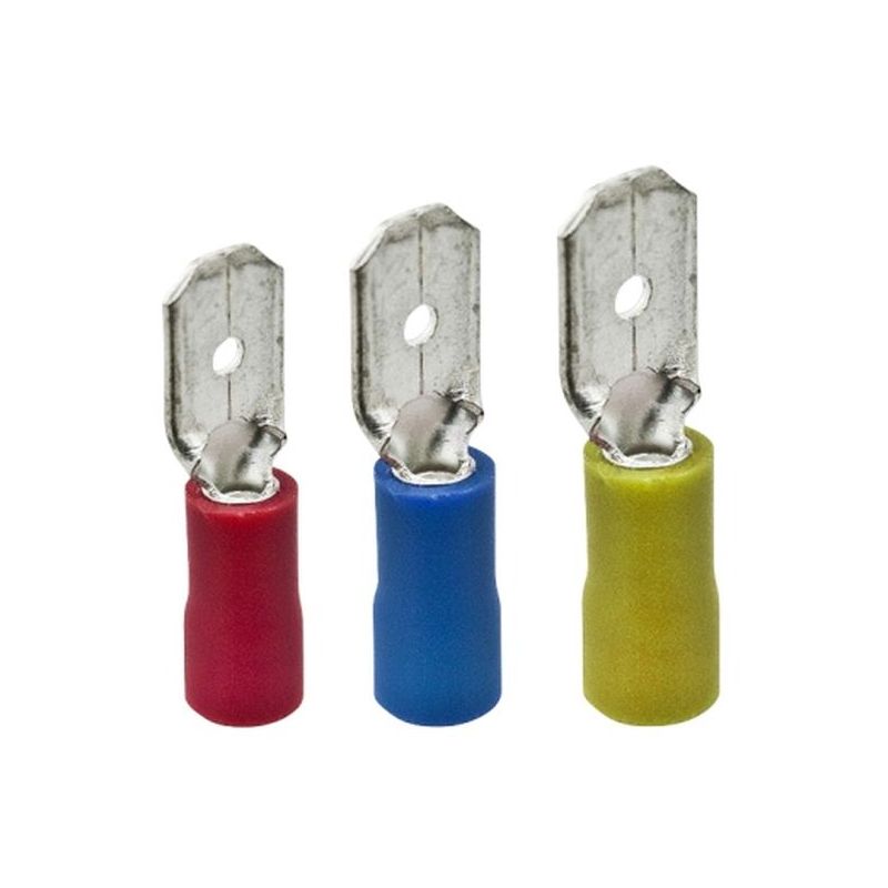 TERMINAL ELEC 1,5MM FASTON MACHO RO HEPOLUZ 10 PZ           
