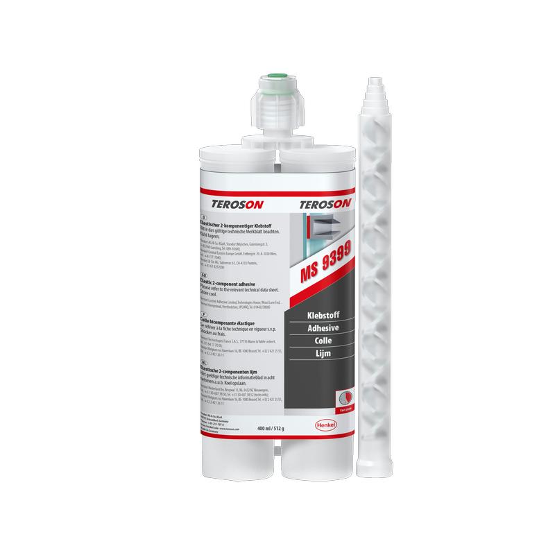 TEROSON MS 9399 D POLIMERO SILANO MODIFICADO 2K BLANCO Cartucho doble  400 ml