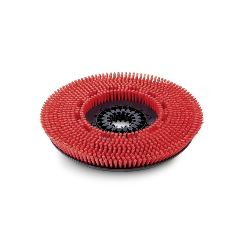 Cepillo circular, medio, rojo, 510 mm