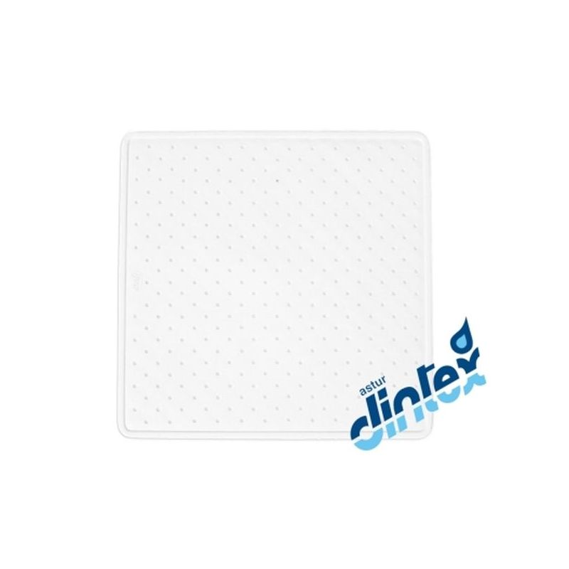ALFOMBRA BAÑO ANTIDES. 43X43CM DUCHA BL DINTEX              