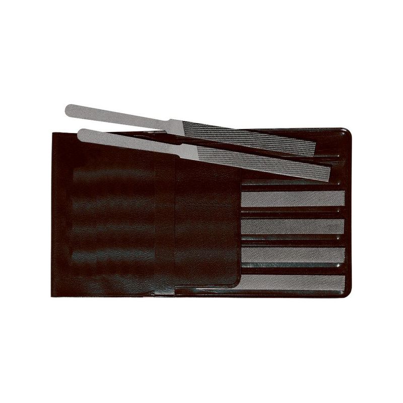 Jgo limas contacto 150mm picado doble 6 pzas enbolsa de PVCFORTIS
