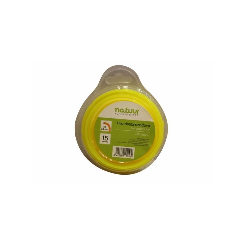 HILO JARD 2,4MM DESBROZADOR NATUUR NYL AMA RDO NT119829 15 M