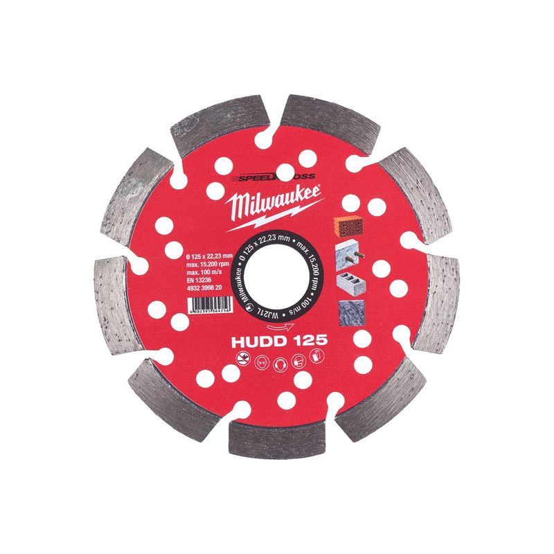 Disco diamante SPEEDCROSS Mat.Duros - HUDD 125mm