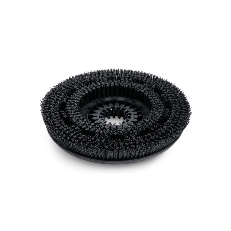Cepillo circular, duro, Negro, 385 mm