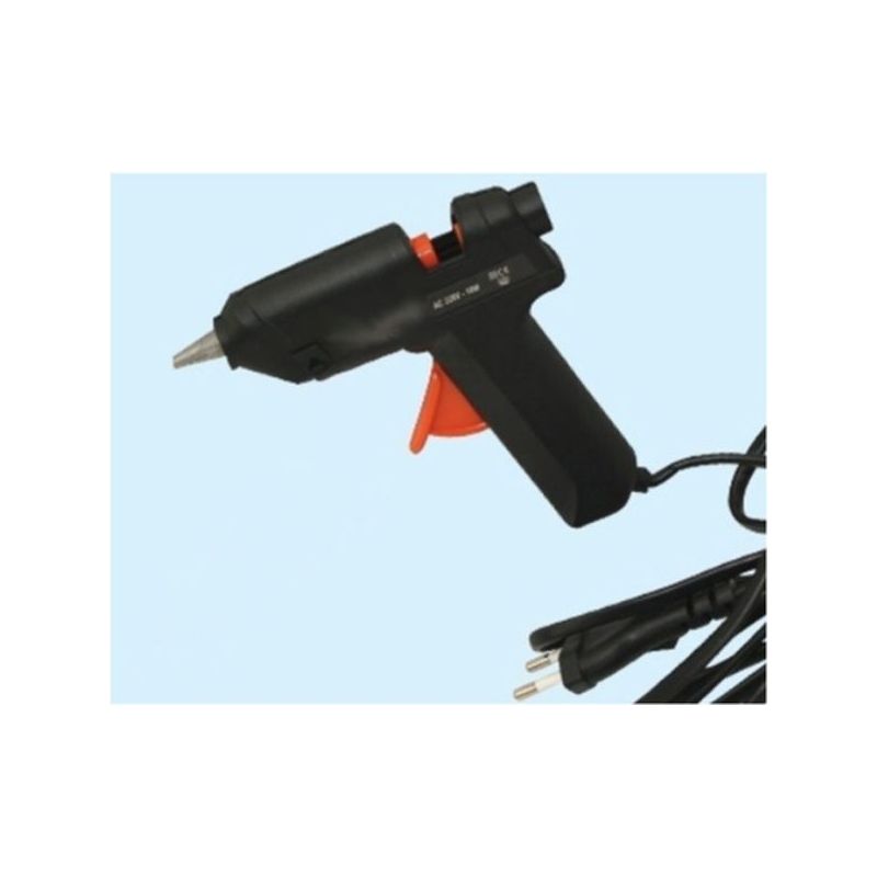 PISTOLA ENCOLAR TERMOFUSIBLE 10W CON GATILLO NIVEL