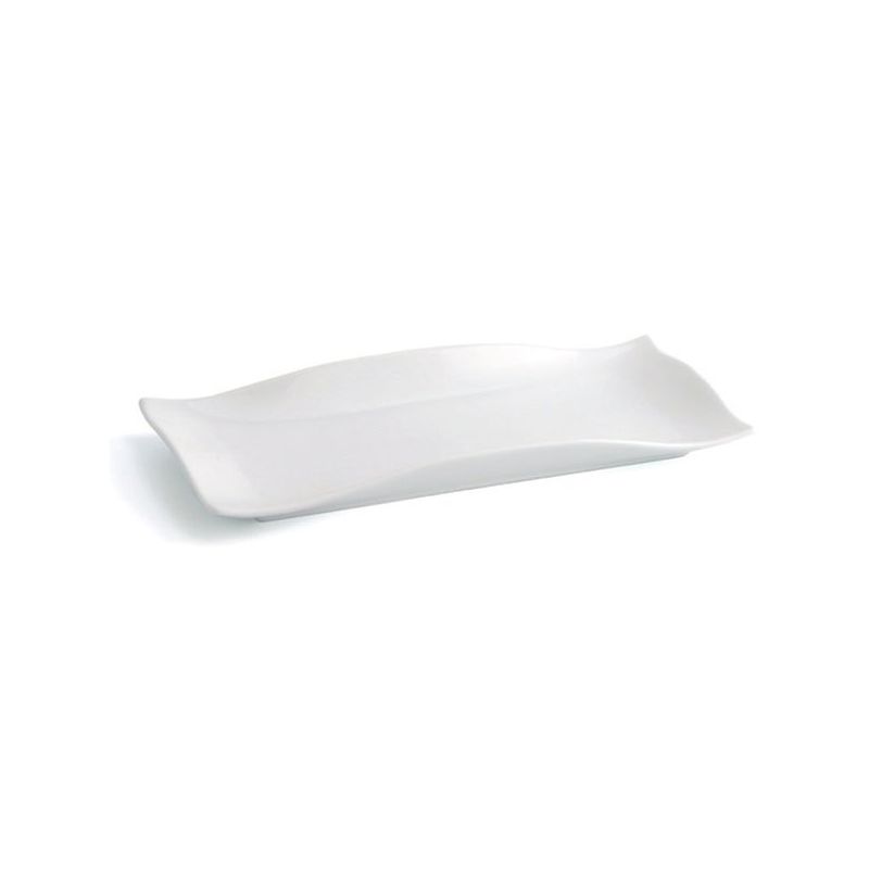 PLATO MESA LLANO 29,5CM BOCADILLO GASTRO FUN BL PORCEL QUID