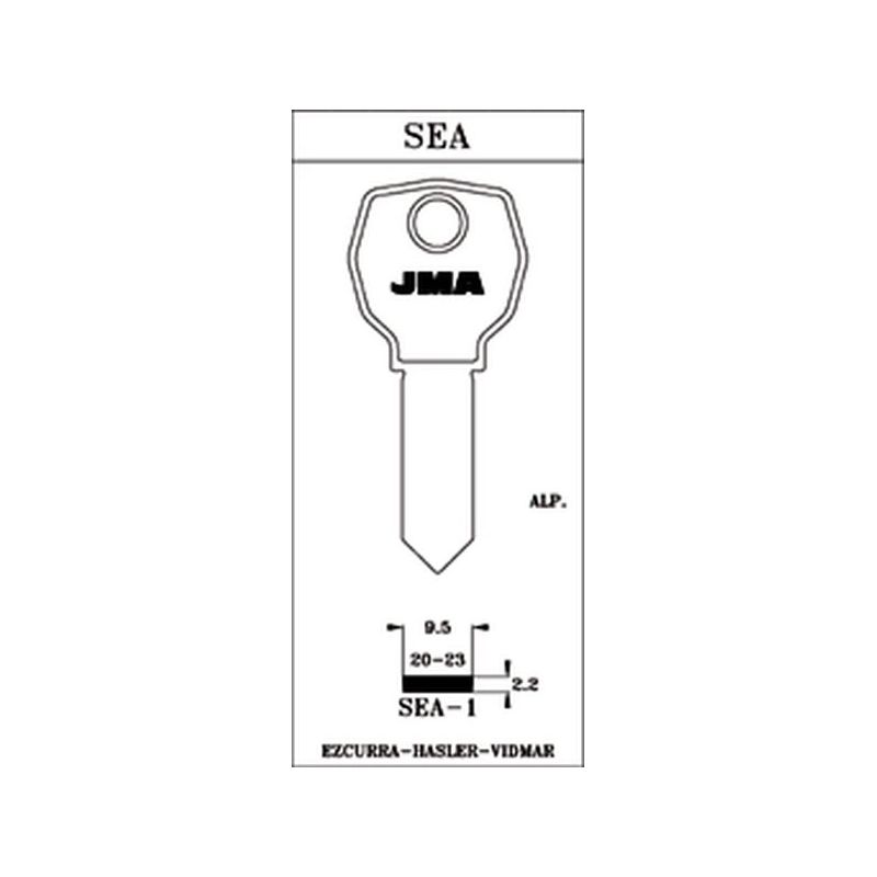LLAVE REGATAS EN BRUTO JMA ALPACA SEA-1