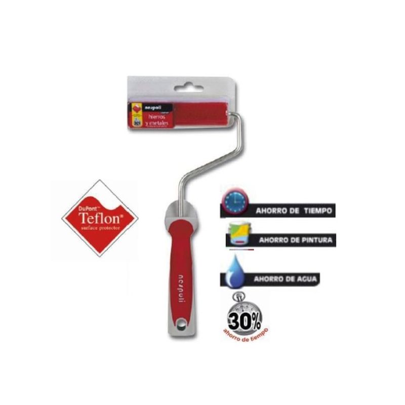 RODILLO PINT MINI 11 CM ACA.EXTRAF HIERRO-METAL RULO PLUMA