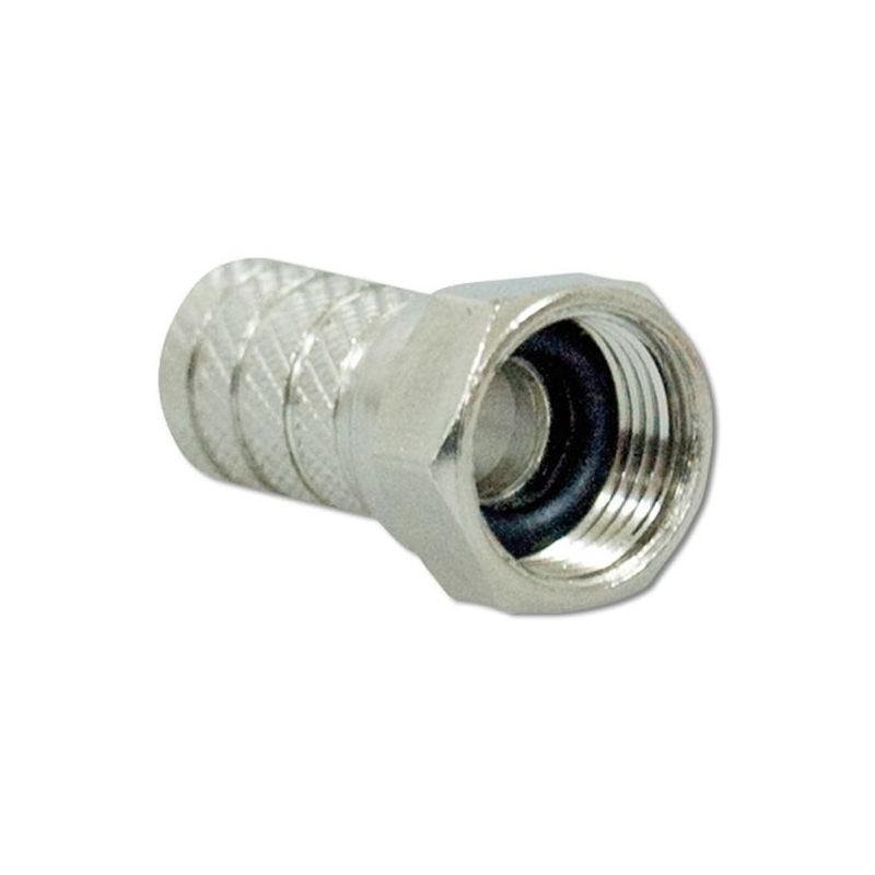 CONECTOR ANTENA COAXIAL MACHO RECTO &quot;F&quot; HEPOLUZ