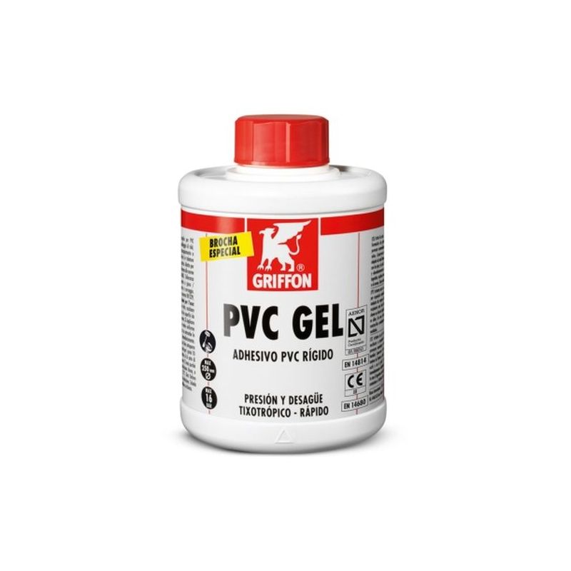 ADHESIVO PVC RIGIDO GEL 1 LT C/B RAP PVC GEL BOTE GRIFFON