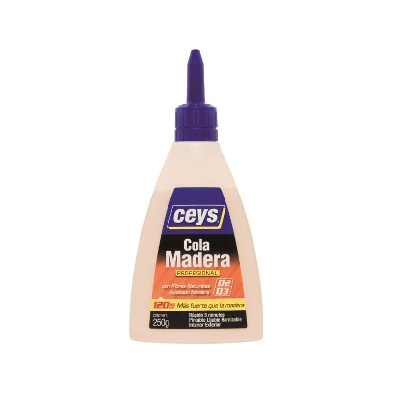 COLA MAD SECADO RAPIDO 250 GR PROF CON FIBRAS NATURALES CEYS