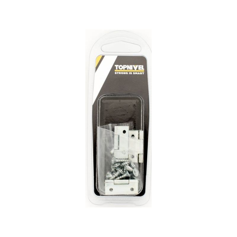BISAGRA MAD/ACE 1&quot; 5005 ACERO CINC ROS/SOL NO DESM 4 PZ