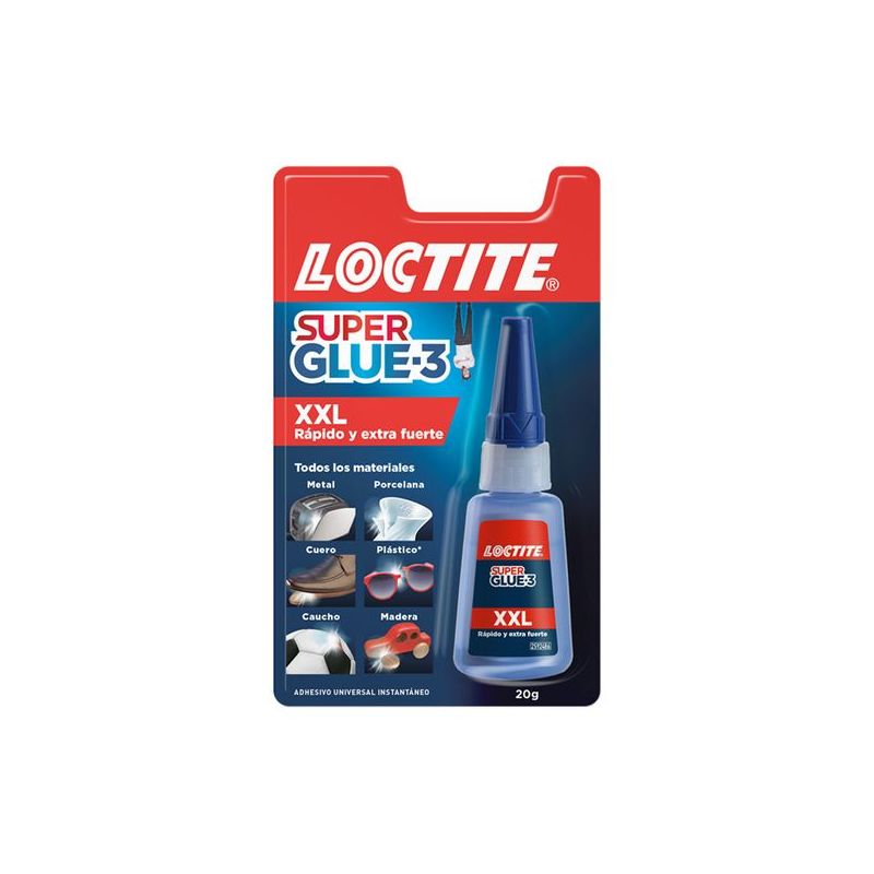 PEGAMENTO INSTANTANEO 20 GR SUPER GLUE3 LOCTITE