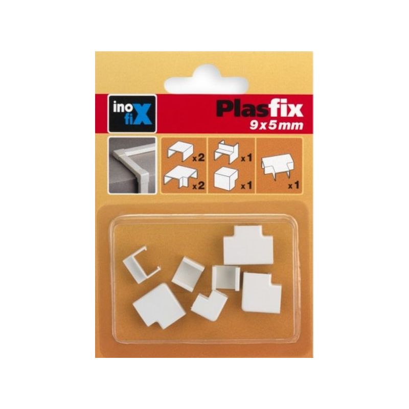 CANALETA ELEC 9X5MM PVC BL ACCS INOFIX