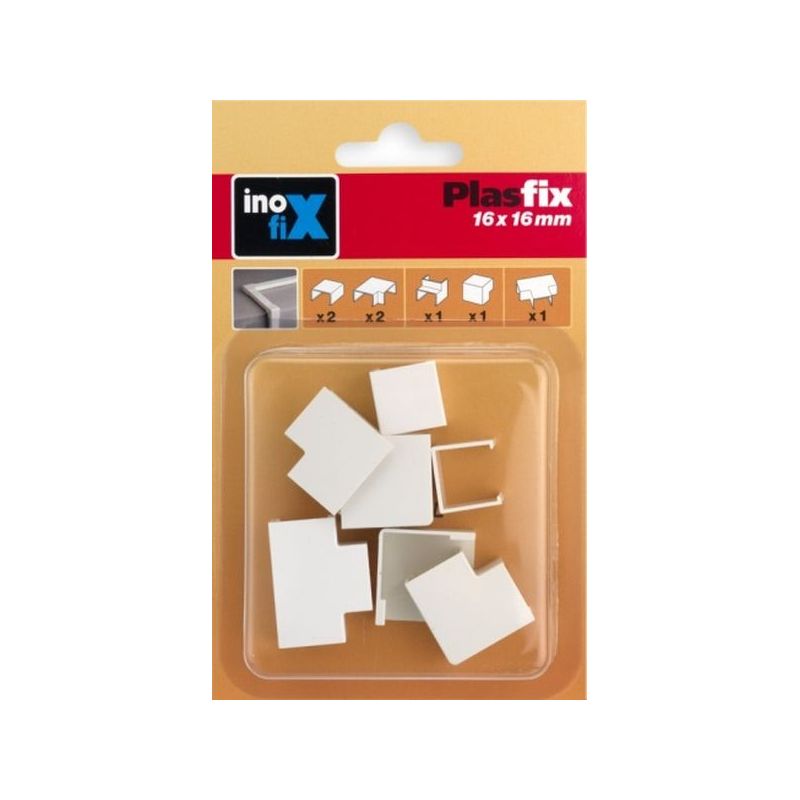 CANALETA ELEC 16X16MM PVC BL ACCS INOFIX