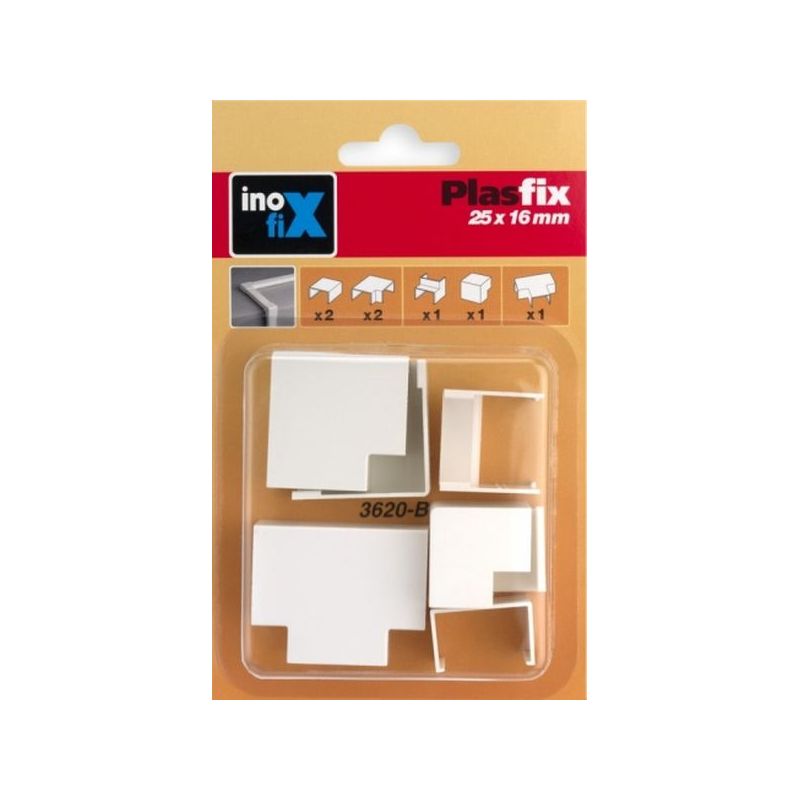 CANALETA ELEC 25X16MM PVC BL ACCS INOFIX
