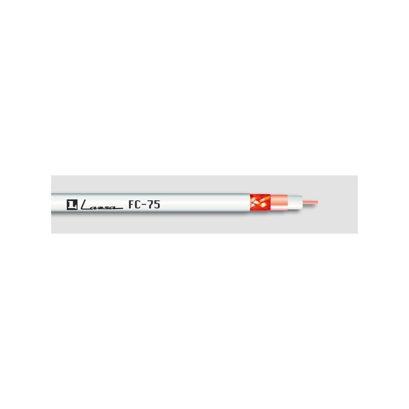 CABLE ANTENA COAXIAL LAZSA BL SATELITE FC-75 200 MT