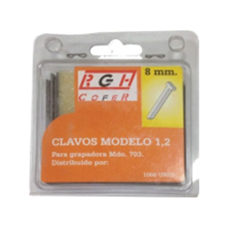 CLAVO CLAVADORA MANUAL MODELO 12 10MM COFER 1.000 PZ