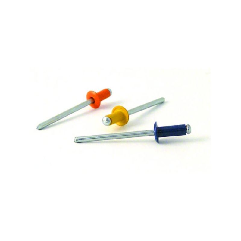 REMACHE FIJ ESTAND. 4X8MM ALU LAC.NEG MINICAJA BRALO 50 PZ