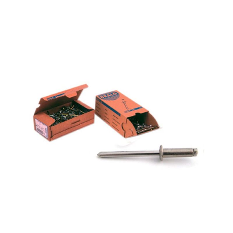 REMACHE FIJ 4X10MM C/ALOM INOX 304 BRALO 500 PZ