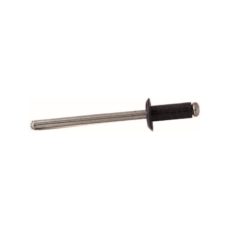 REMACHE FIJ ESTAND. 4X10MM ALU LAC.NEG BRALO 500 PZ