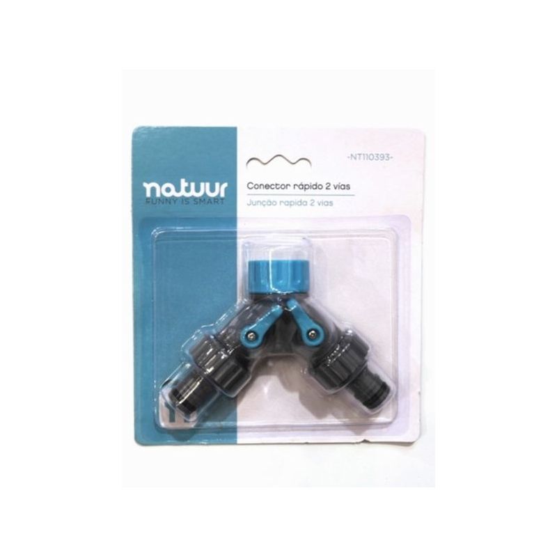 CONECTOR RIEGO RAP NATUUR PL 2 VIAS REGU NT110393 PZ