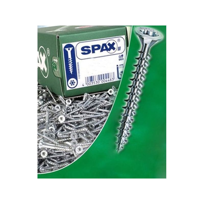 TORNILLO R/MAD. 04X016MM GALV SPAX 1.000 PZ
