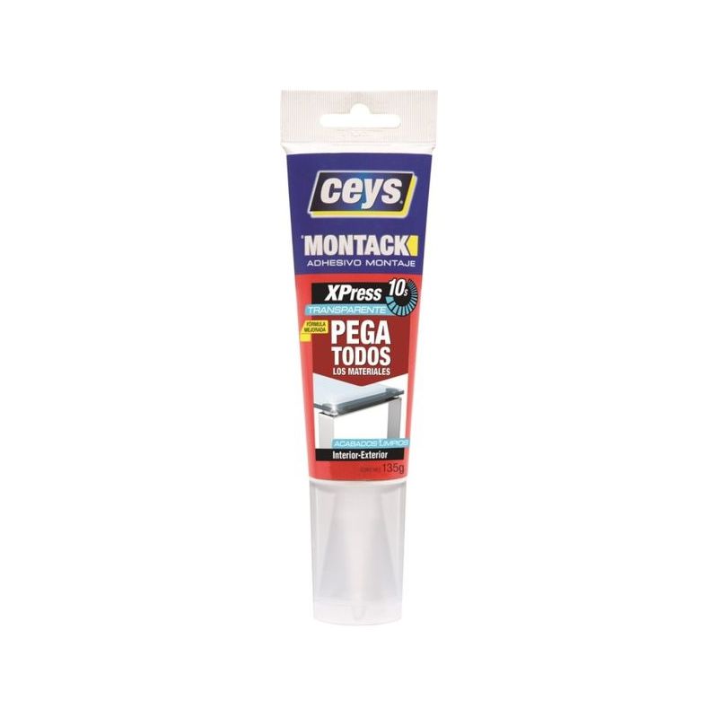 ADHESIVO MONTAJE 135 GR TRA MONTACK EXPRESS TUBO CEYS