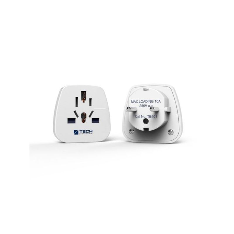 ADAPTADOR VIAJE TODO EL MUNDO A EUROPA BL TRAVEL BLUE