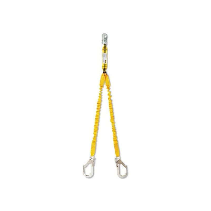 ABSORBEDOR SEG 1,50MT ELASTICO CINTA &quot;Y&quot;/MOSQUETONES STEEL F