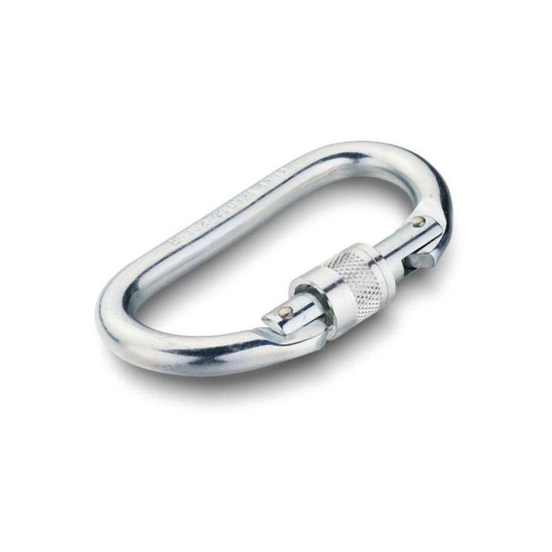 MOSQUETON SEG 15MM ROSCA ACERO AZOR STEELPRO