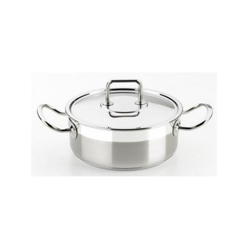 CACEROLA 26CM C/TAPA IND INOX PROF. BRA