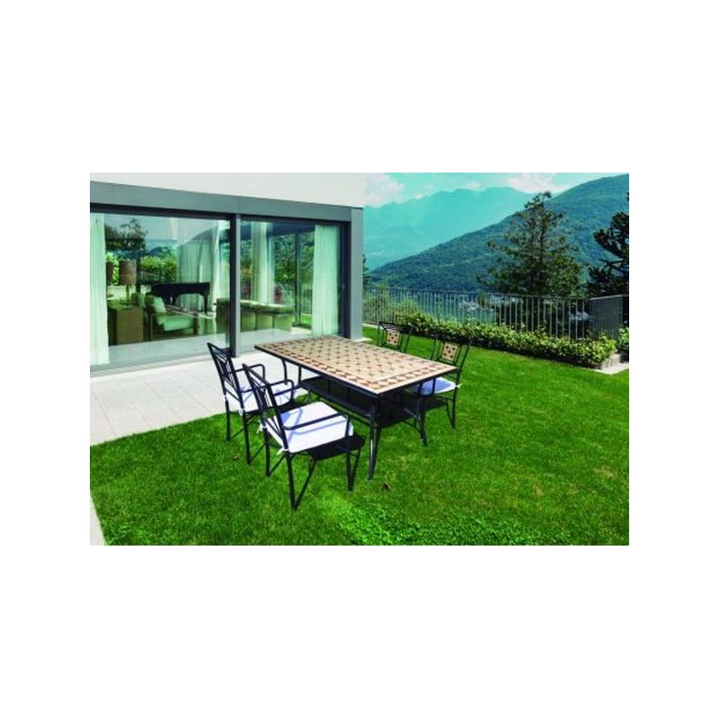 MESA JARD 120X80X74CM NATUUR HIE/MOS NE NEPTUNO NT