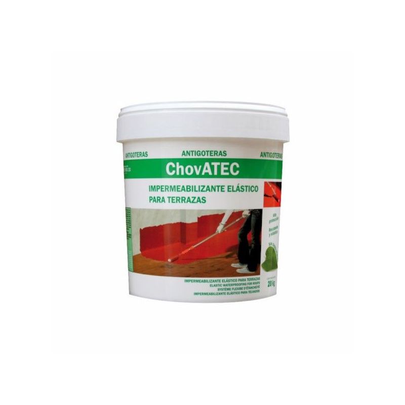 CAUCHO IMPERM. LIQ 20 KG TERRAZ RO CHOVATEC CHOVA 20 KG