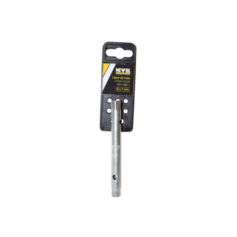 LLAVE TUBO HEXAG. 6-7MM 2 BOCAS C/RED. NIVEL