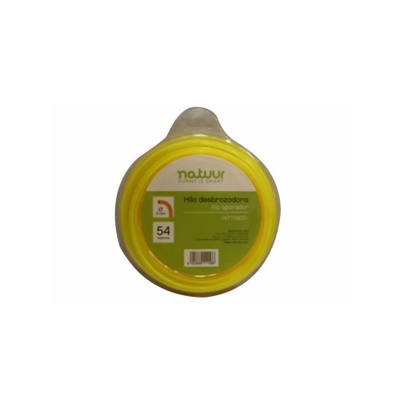 HILO JARD 3MM DESBROZADOR NATUUR NYL AMA RDO NT119831 54 MT