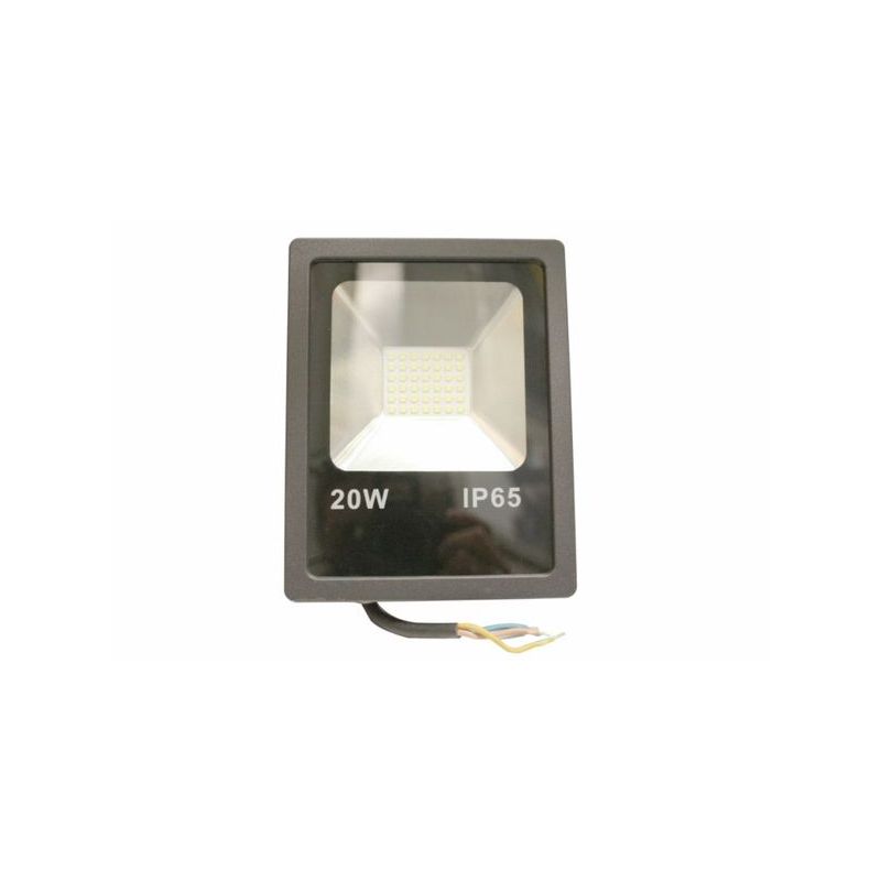 PROYECTOR LED PLANO 20W IP65 1400LM 6000K MET NE NIVEL
