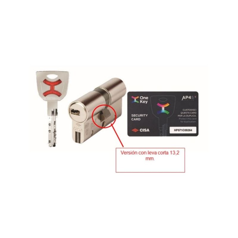CILINDRO SEG 30X30MM AP4 S NIQ LEV.CT CISA