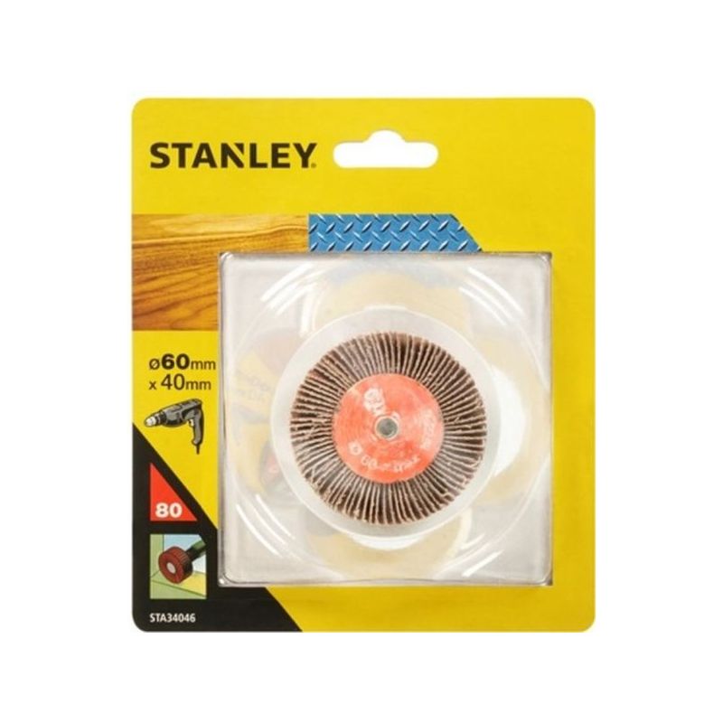 CEPILLO PARA TALADRO HOJAS LIJA 060x040MM GR80 STANLEY