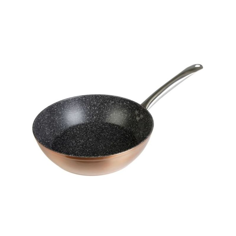 SARTEN COC HONDA 28CM PROFESIONAL COBRE ALUM.FORJ/TEF/PIED W