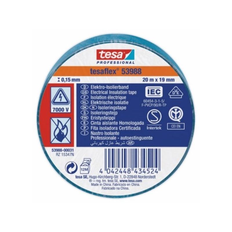 CINTA AISL. 20MT X 19MM TESATAPE PVC AZ 53988-00031-00