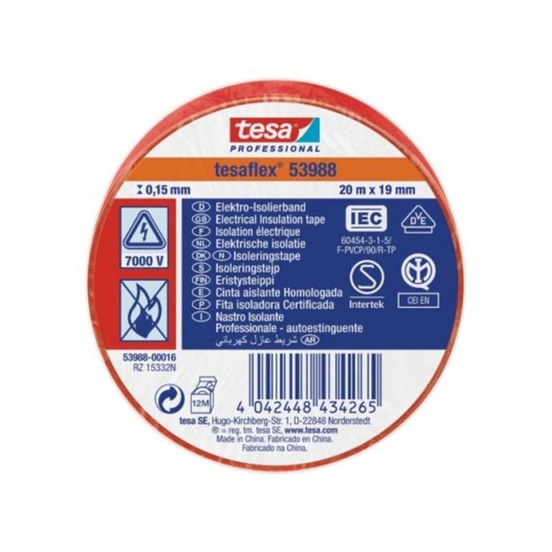 CINTA AISL. 20MT X 19MM TESATAPE PVC RO 53988-00016-00