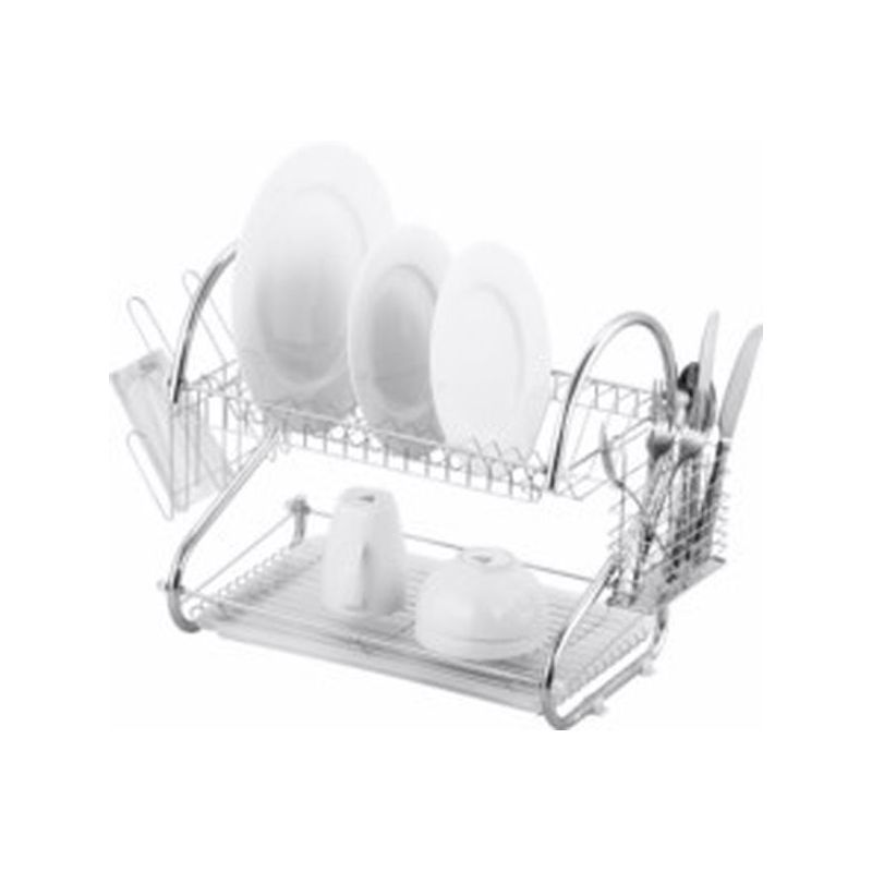 ESCURREPLATOS COC SOBREM 53,5X24,5X37CM DB C/BAND CROMADO VI