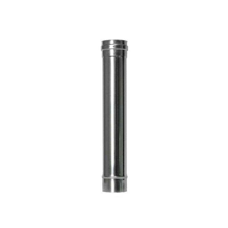 TUBO ESTUFA PELLET Ø80MM-100CM INOX EXOJO